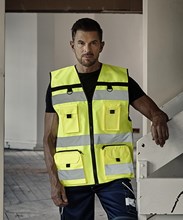 Hi-vis Rip stop tool vest (HVW108)