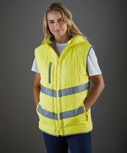 Gilet haute visibilité Kensington à capuche (avec doublure en molleton) (HV007)