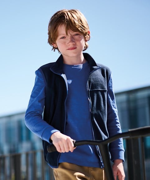 Kids microfleece bodywarmer