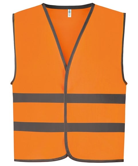 Gilet haute visibilité à 2 bandes et bordure réfléchissante pour enfants (HVW102CH)