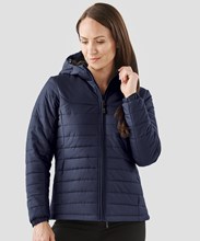 Women's Nautilus quilted hooded jacket