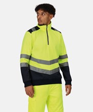 Pro hi-vis 1/4 zip sweatshirt
