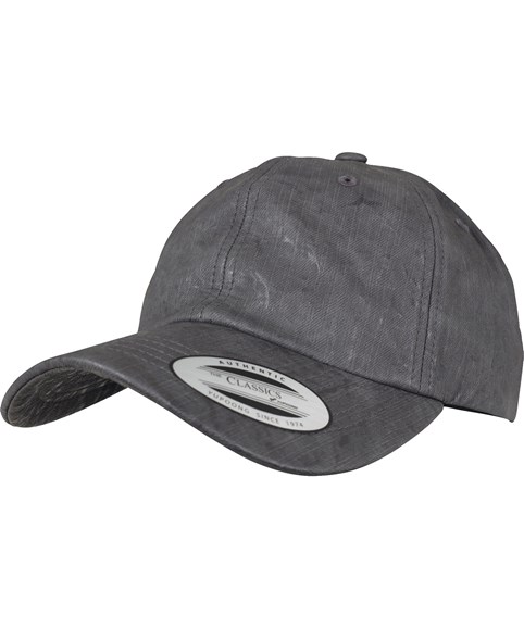 Casquette profil bas enduite (6245C)