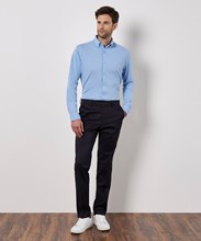 Chemise en piqué à manches longues Superwash® 60° (coupe ajustée)