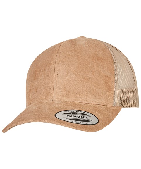 Casquette de camionneur imitation daim (6606SU)