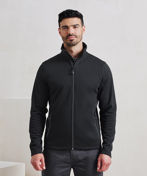 Men's spun-dyed sustainable zip-through sweatshirt