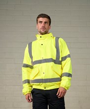 High visibility bomber jacket