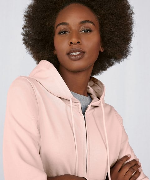 B&C Organic Zipped Hood /women