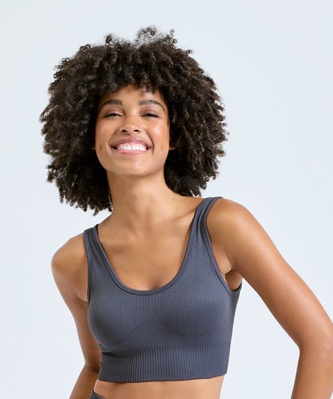 Women's TriDri® ribbed seamless 3D fit multi-sport bra