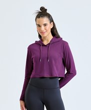 T-shirt à capuche crop TriDri® pour femme