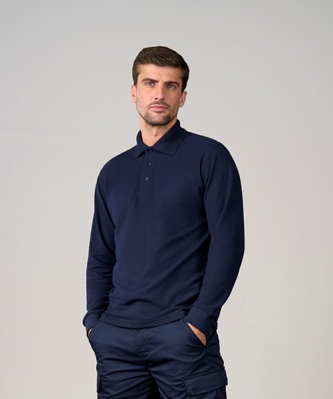 Pro long sleeve polo