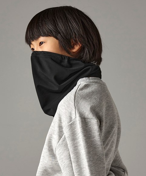 Junior softshell sports tech neck warmer