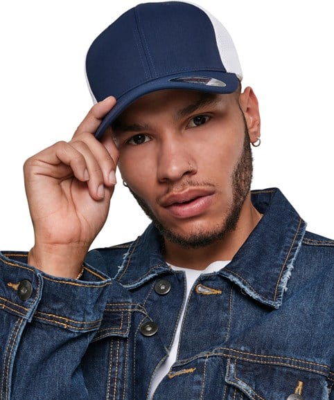 Casquette bicolore ultrafibre et en mailles aérées (6533T)