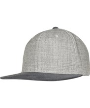Casquette à bouton-pression en tissu mélangé velours (6089VM)