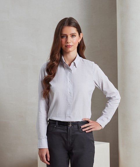 Women's Maxton check long sleeve shirt