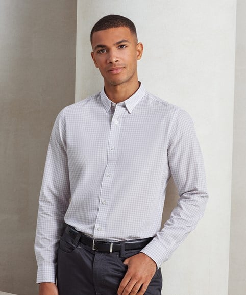 Chemise manches longues à carreaux 'Maxton' pour homme