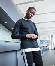 Manches longues avec poignets côtelés