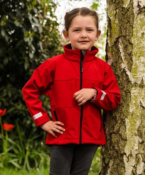 Veste softshell classique triple épaisseur Junior