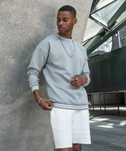 Sweat à col rond style universitaire