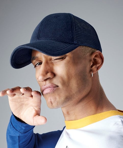 Jersey athleisure trucker