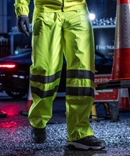 Hi-vis pro pack away trousers