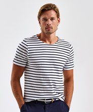 T-shirt marinière « coastal » homme à manches courtes
