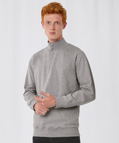 B&C ID004 ¼ zip sweatshirt