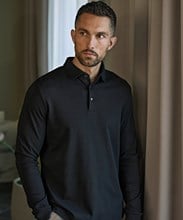 Pima cotton long-sleeve polo (1442)