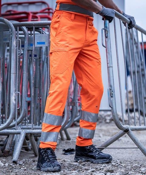 Hi-vis pro contract stretch action trousers