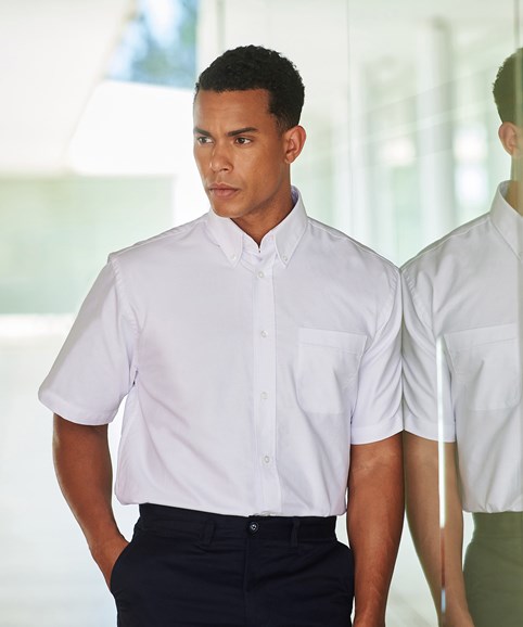 Chemise Oxford classique à manches courtes Homme