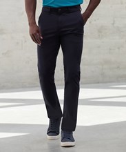 Pantalon chino stretch pour hommes avec taille flexible