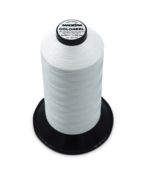 Coloreel undyed polyester (40, 10,000m)