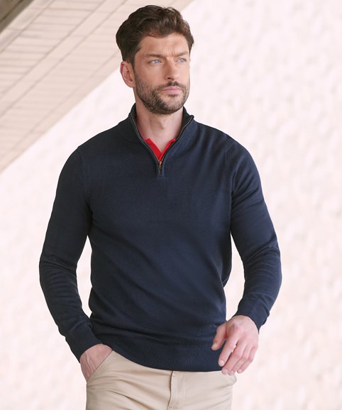 Pull col 1/4 zip