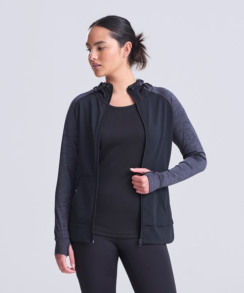 Women's cool contrast zoodie