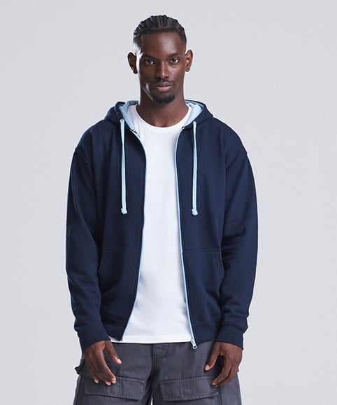 sweat à capuche zippé Varsity