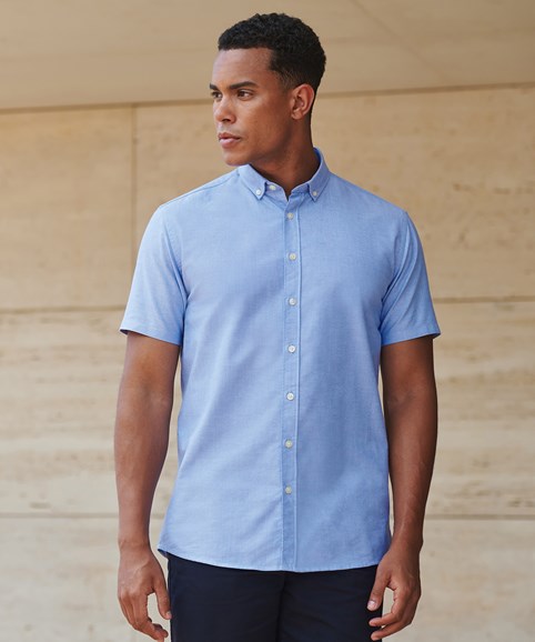 Modern short sleeve Oxford shirt