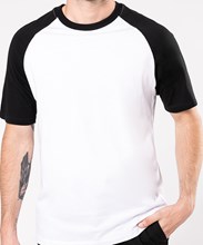 Baseball contrast t-shirt