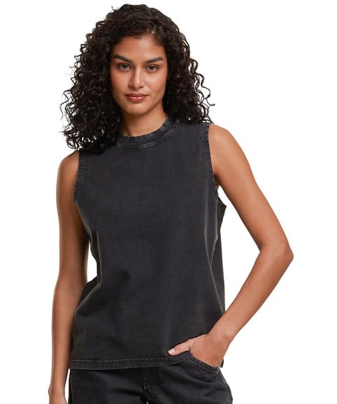 Women’s vintage washed sleeveless tee
