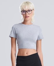 Women's triblend cropped T