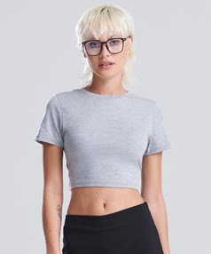Women's triblend cropped T