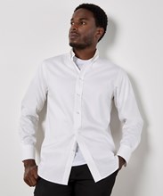 Chemise Oxford de première qualité à manches longues slim