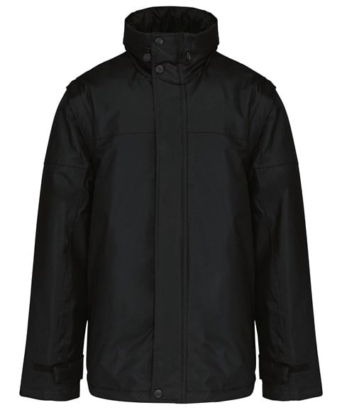 Detachable-sleeved blouson jacket
