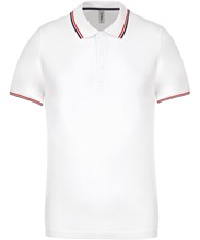 Polo maille piquée manches courtes