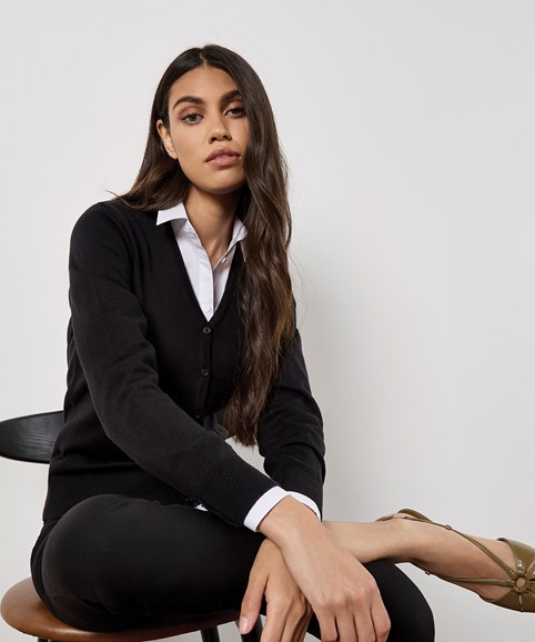 Women's Arundel v-neck cardigan long sleeve (classic fit)