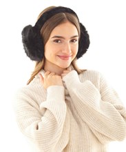 Cache-oreilles en fourrure de luxe