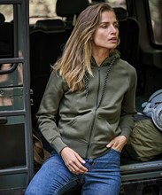 Women's fashion full-zip hoodie (5436)