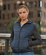 Women’s hybrid-stretch hooded jacket (9113)