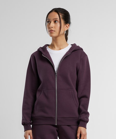 Women’s fluffy zip hoodie