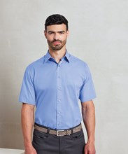 Chemise popeline à manches courtes