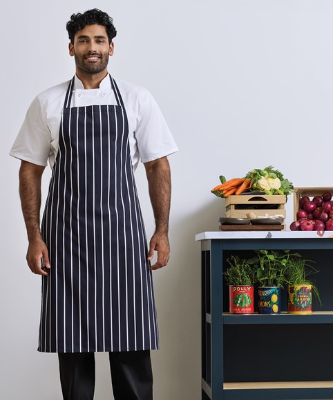 Tablier à rayures